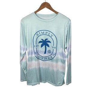 LS395 Men’s Simply Southern Performance Stretch Ombré LS Shirt L